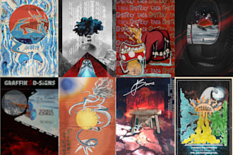 design a custom music concert poster for your band