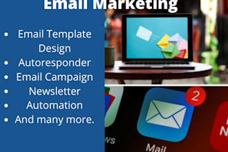 do mailchimp email design and email template design