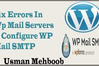 solve errors in your wordpress website mail server wp mail SMTP plugin