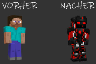 design you avatar in minecraft etc
