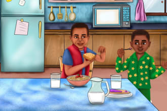 create african american children book or kids book, book cover