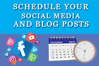 do schedule post facebook or any social media