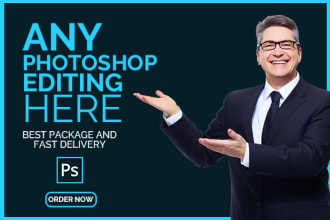 be your photoshop expert or photo editing expert