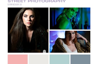 take professional portfolio portrait photos in birmingham UK and west midlands