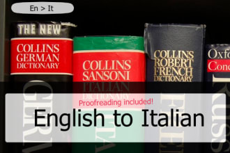 manually translate english to italian