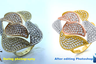do jewelry retouch in photoshop
