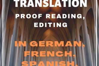 translate your christian book, proofread and edit