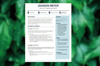 create or edit a professional resume for you to land your dream job