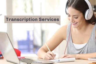 transcribe audio and do video transcription