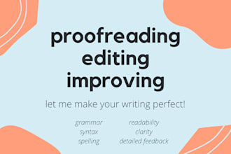 edit, proofread, and improve your writing