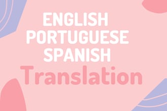 excellently translate, review and proofread your documents