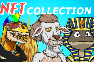 design and generate 10k nft collection with the metadata