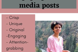write engaging social media posts