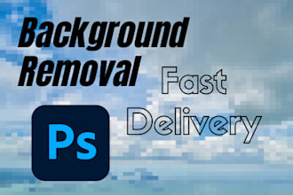 edit photos in phoshop and remove the background