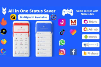 create all in one status saver downloader app