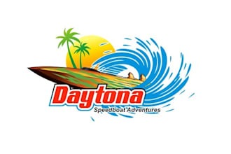 design outstanding speedboat rides logo