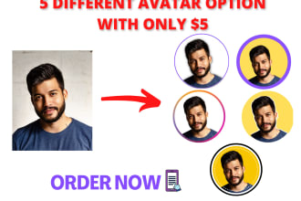 design your circle profile picture for all social media