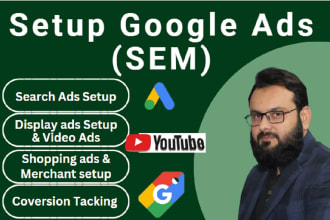 setup google ppc ads and campaign management