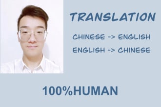 translate chinese to english or english to chinese manually