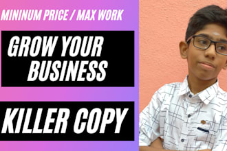 write professional copy and content for your business