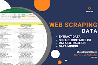 do web scraping, data mining in 3 hours