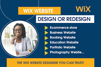 design turnkey wix website wix website redesign for business and ecommerce store