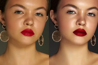 do high end beauty retouch
