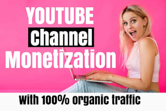 do organic youtube channel monetization