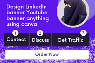 design using linkedin youtube canva pro