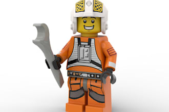 design custom lego minifigures