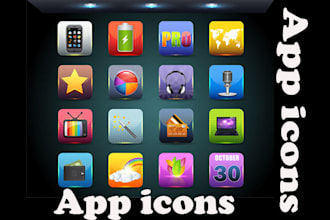 design minimalist app icon , logo , banner design