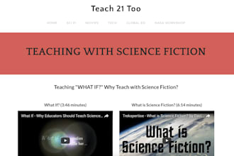 create and, or design a website on weebly