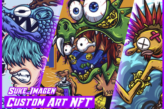 make custom character for nft art