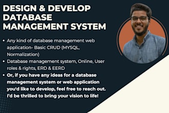 design and develop database management system web based