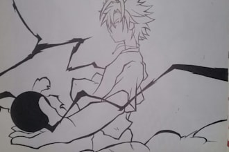 draw any anime anthropomorphic and cartoon