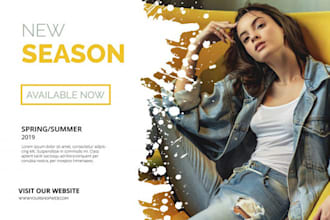 design a unique web banner for you