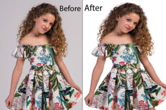 do photoshop hair masking and background removal