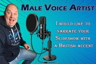 narrate your slideshow with a british accent