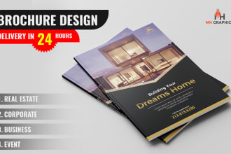 do corporate, flyer, bifold brochure trifold brochure design