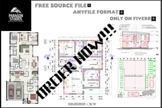 be your architect, draftsman for house plan, 2d floor plan,3d models