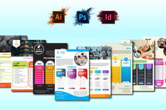 design price list, checklist, invoice and fillable pdf form