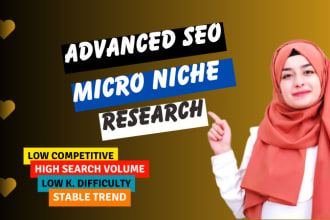 do low competition seo micro niche keyword research