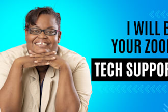 be your zoom virtual assistant or zoom tech support