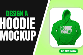 create amazing hoodie mockup design