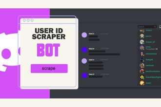 develop a bot that quickly finds user ids in discord
