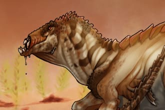 draw monsters and made up creatures
