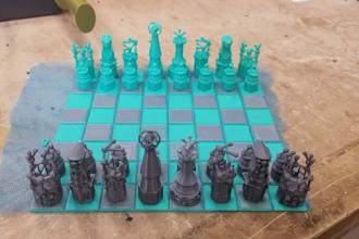 3d print a replacement game piece or figurine