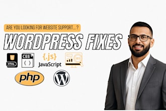 improve, optimise and support wordpress website