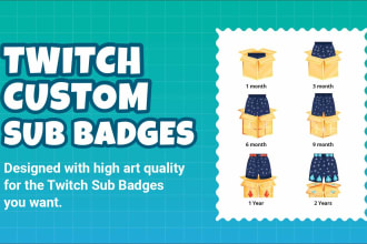 create premium twitch sub badges