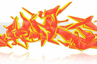 make custom graffiti lettering, doddle, character